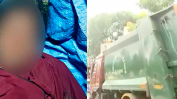 印度垃圾车内惊现女尸：双腿和脖子绑在一起，生前或遭性侵