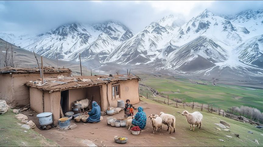 草原上的牧民，最不缺的就是牛羊，今天又宰杀一头肥羊做一餐盛宴