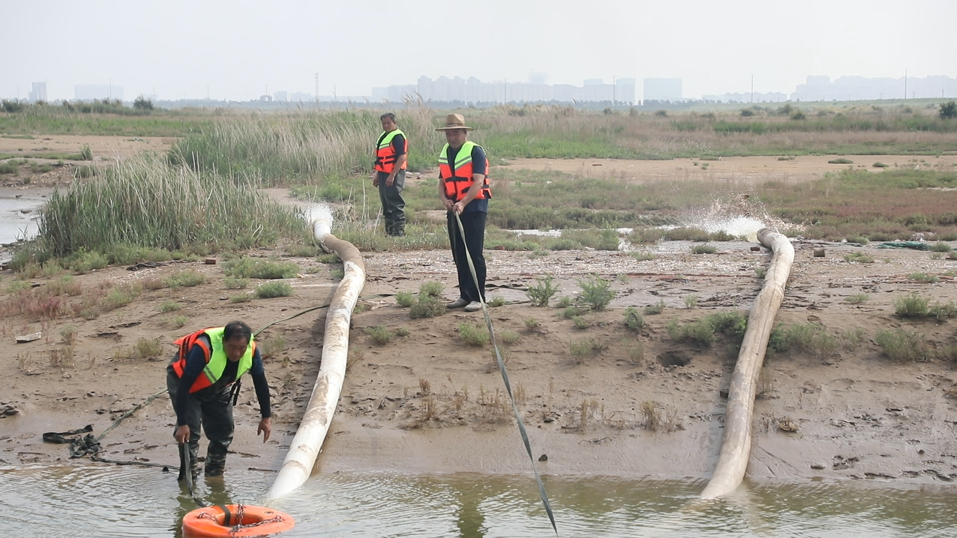 潍坊滨海区组织开展防汛综合应急演练