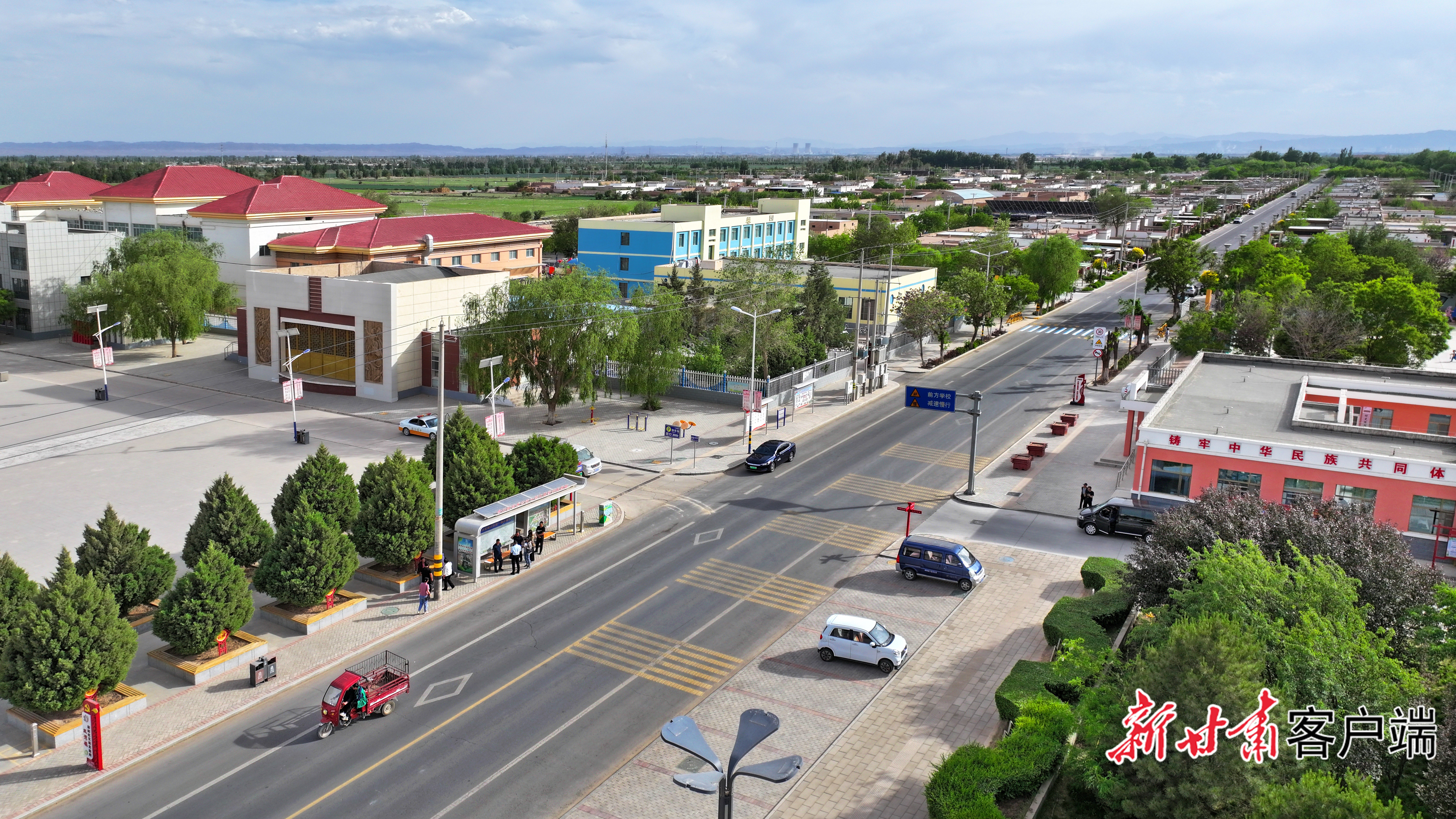 金川区双湾镇陈家沟村环境优美　本文图片新甘肃·甘肃日报记者　田蹊