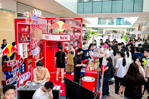 厦门活动现场 天丝集团红牛品牌展台