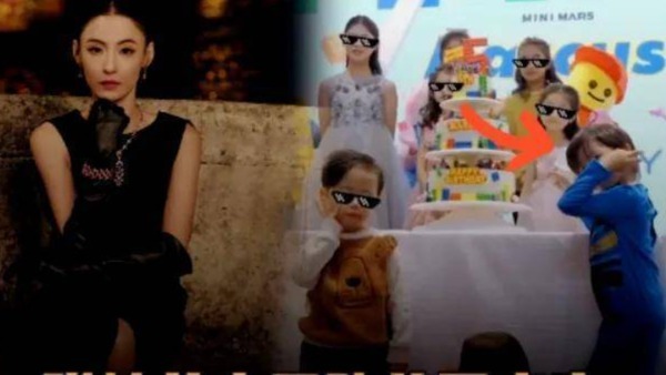 4胎已生？44岁张柏芝抱娃照曝光，模样随爸，网友吵翻天：图啥？封面图