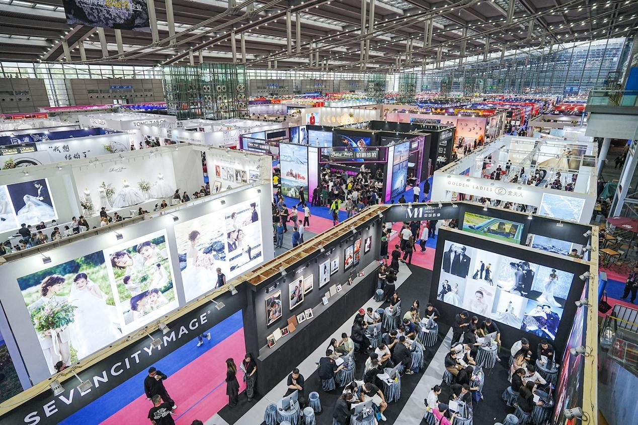 往届婚博会现场