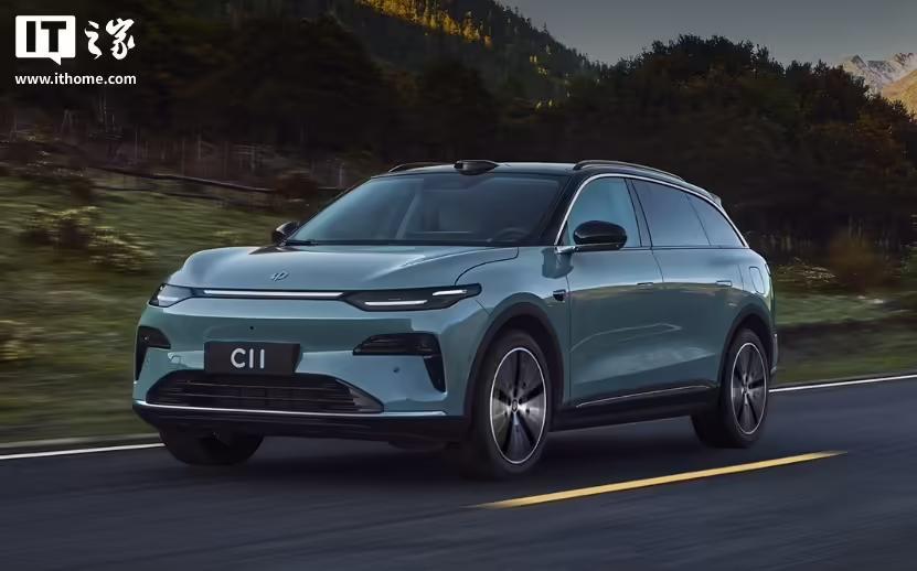 新款零跑C11中型SUV上市:纯电、增程双动力,14.98万元起