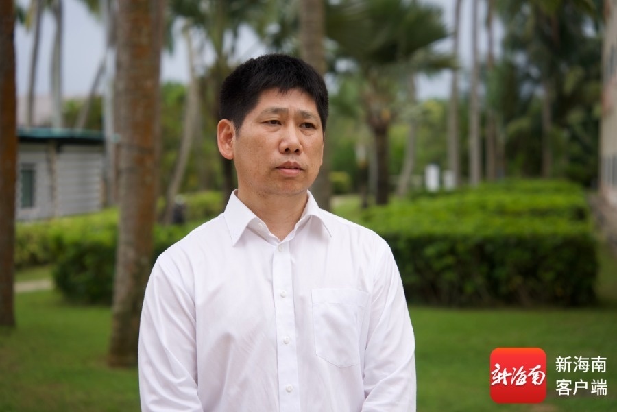 海南海事局船舶监督处副处长蔡家德。记者 吴多圣 摄