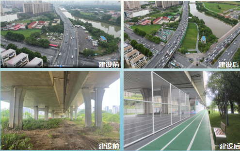 南昌首个桥下运动公园——九洲桥下运动空间正式开放