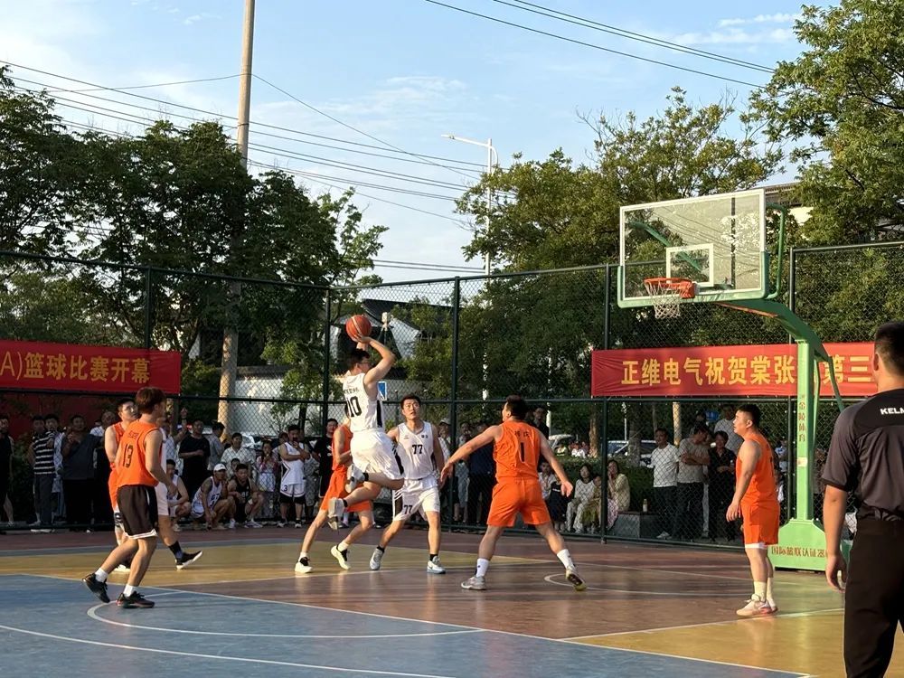 铜山棠张镇第三届和美乡村（村BA）篮球比赛热力开赛