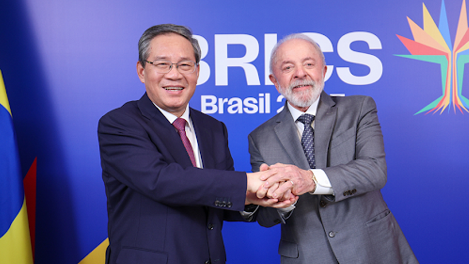 李强会见巴西总统卢拉