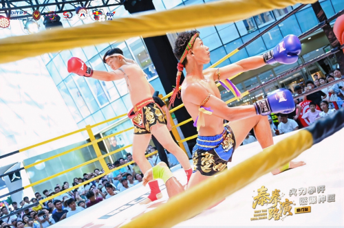 厦门活动现场 泰拳表演