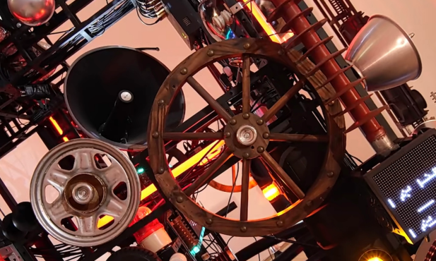 图1- 5 《妄想代理人》细节图片：锈蚀齿轮