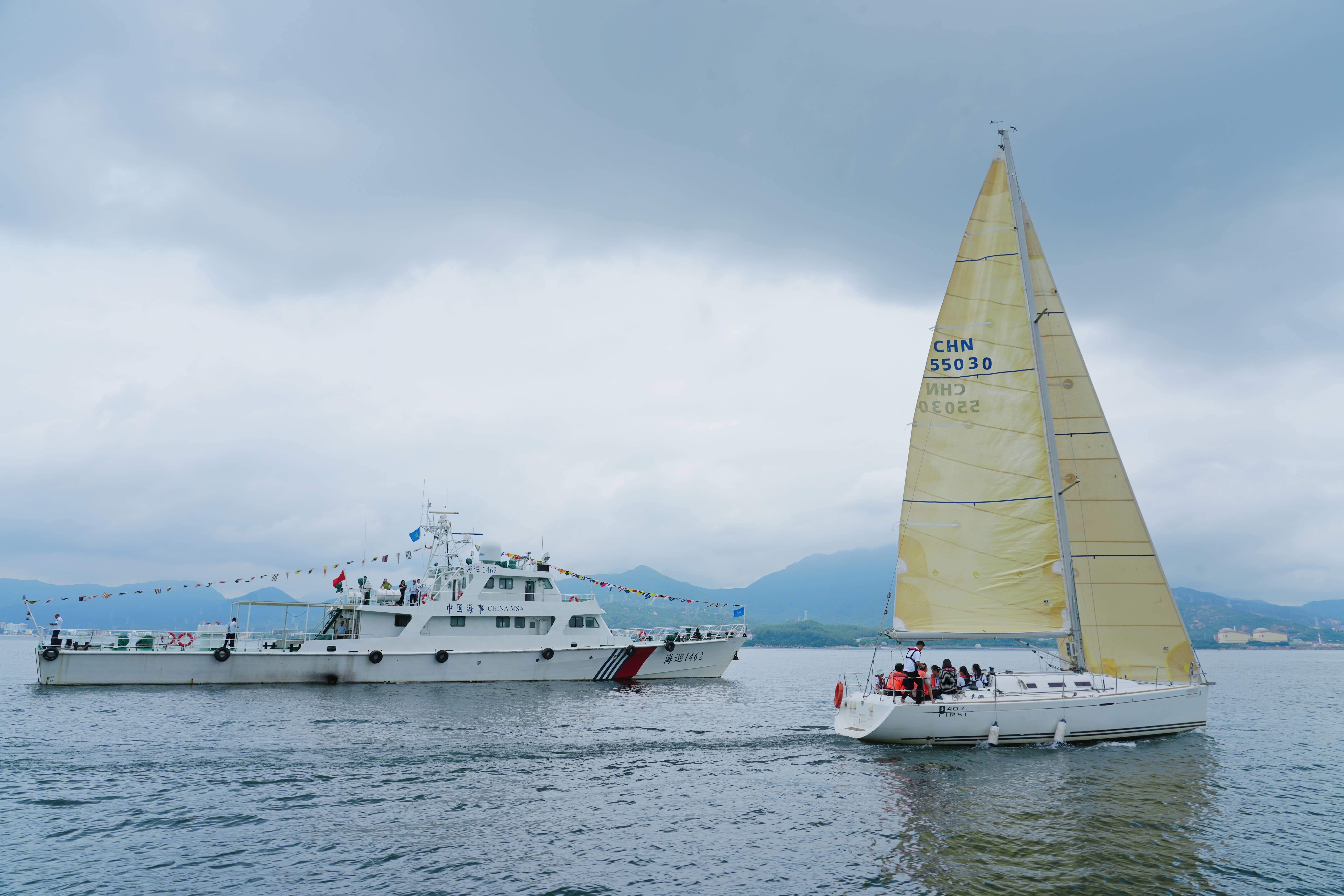 播种航海文化，守护水上安全——大亚湾海事局举办航海日开放活动