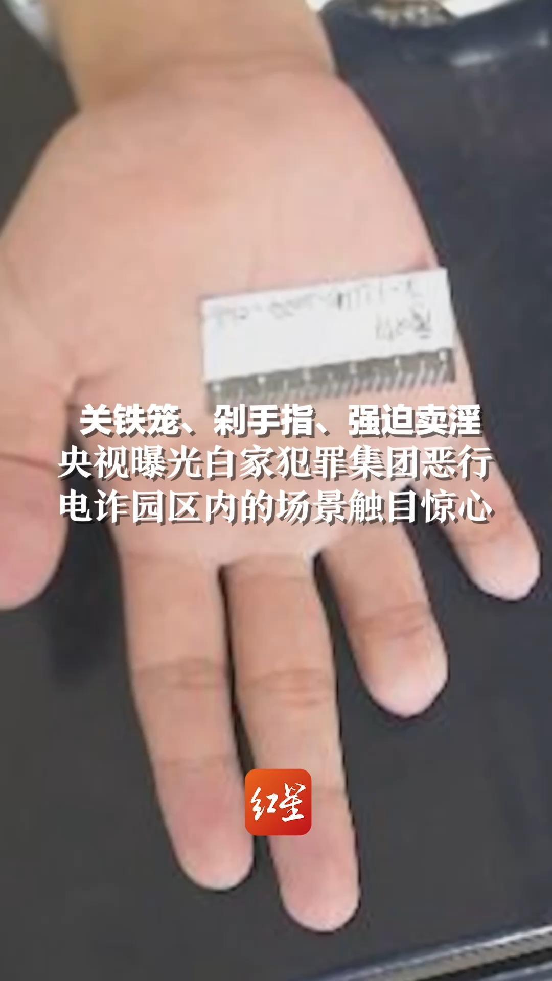 关铁笼、剁手指、强迫卖淫，央视曝光白家犯罪集团恶行，电诈园区内的场景触目惊心