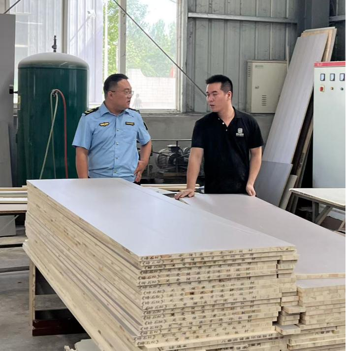 咸阳市生态环境局秦都分局开展木材加工行业专项检查