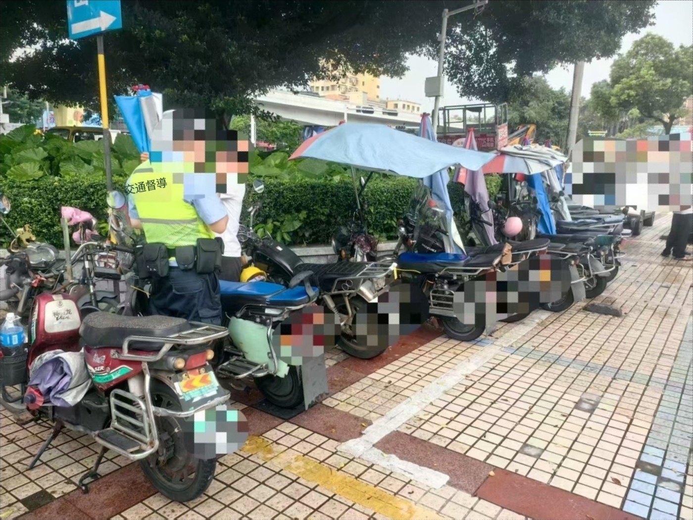 横岗街道开展“链网净道行动” 整治非法营运