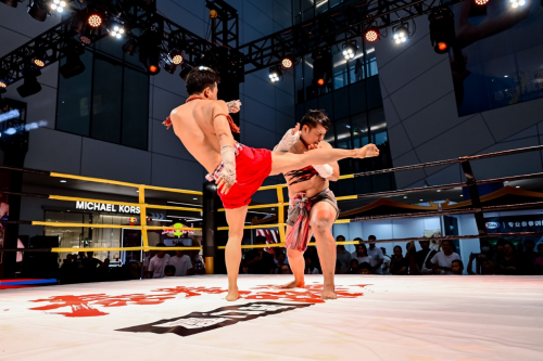 厦门活动现场 泰拳表演