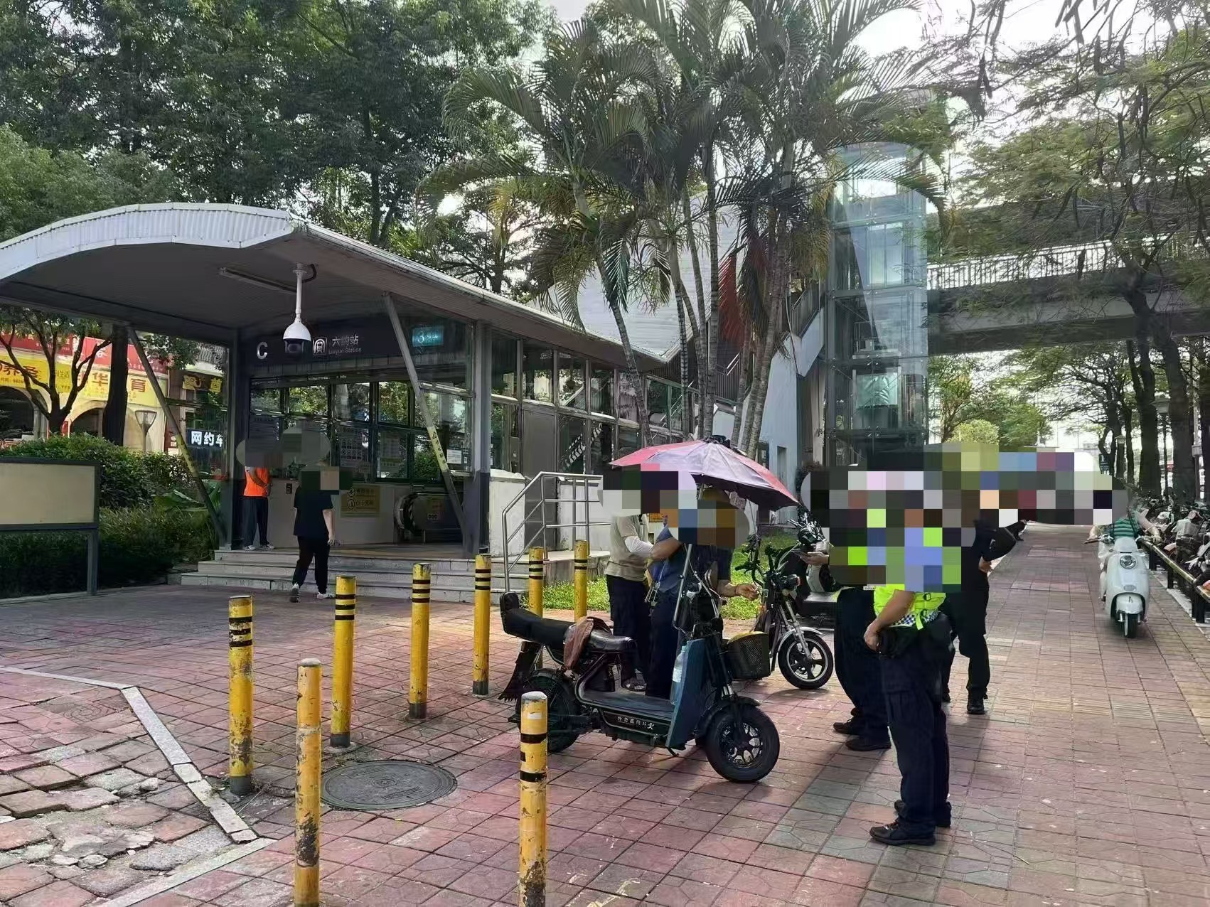 横岗街道开展“链网净道行动” 整治非法营运