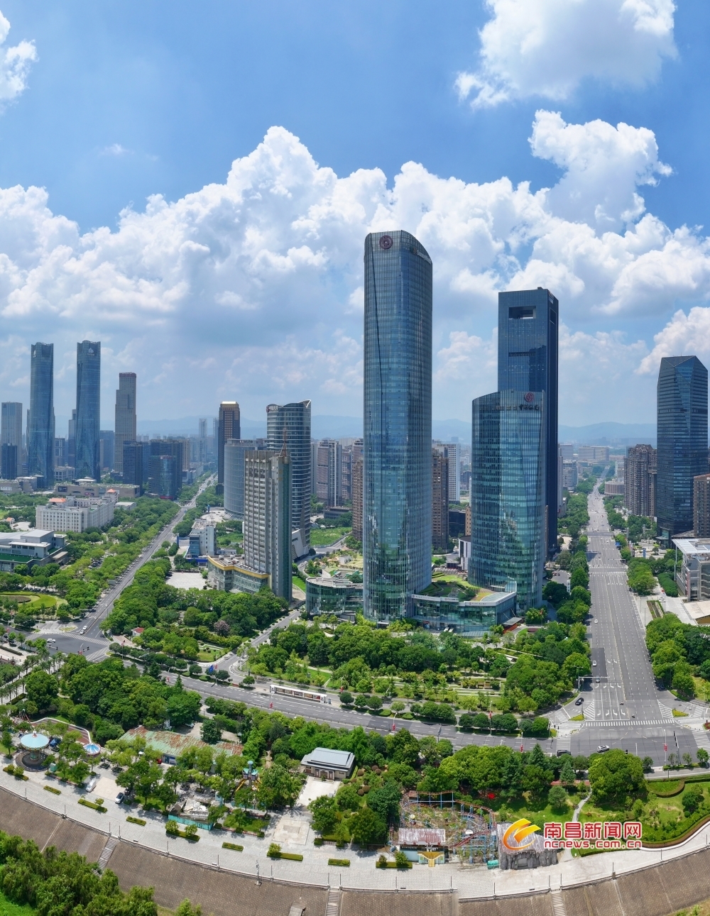 南昌：滨江都市 生态画卷（图）