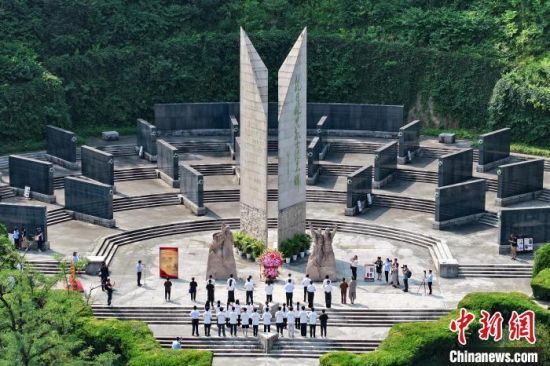 7月7日，南京抗日航空烈士纪念馆举办相关仪式，纪念全民族抗战爆发88周年。中新社记者 　泱波 　摄