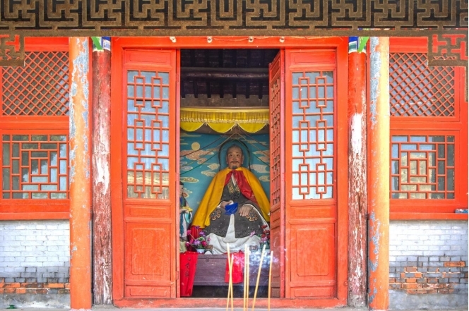 刘完素像。刘文杰 摄