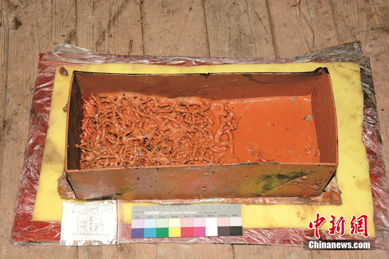 图为海昏侯墓内出土的地黄炮制品。南昌汉代海昏侯国遗址管理局 供图