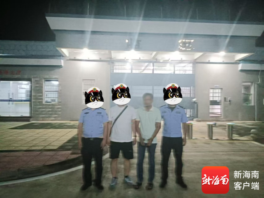 抓获的涉案人员。警方供图
