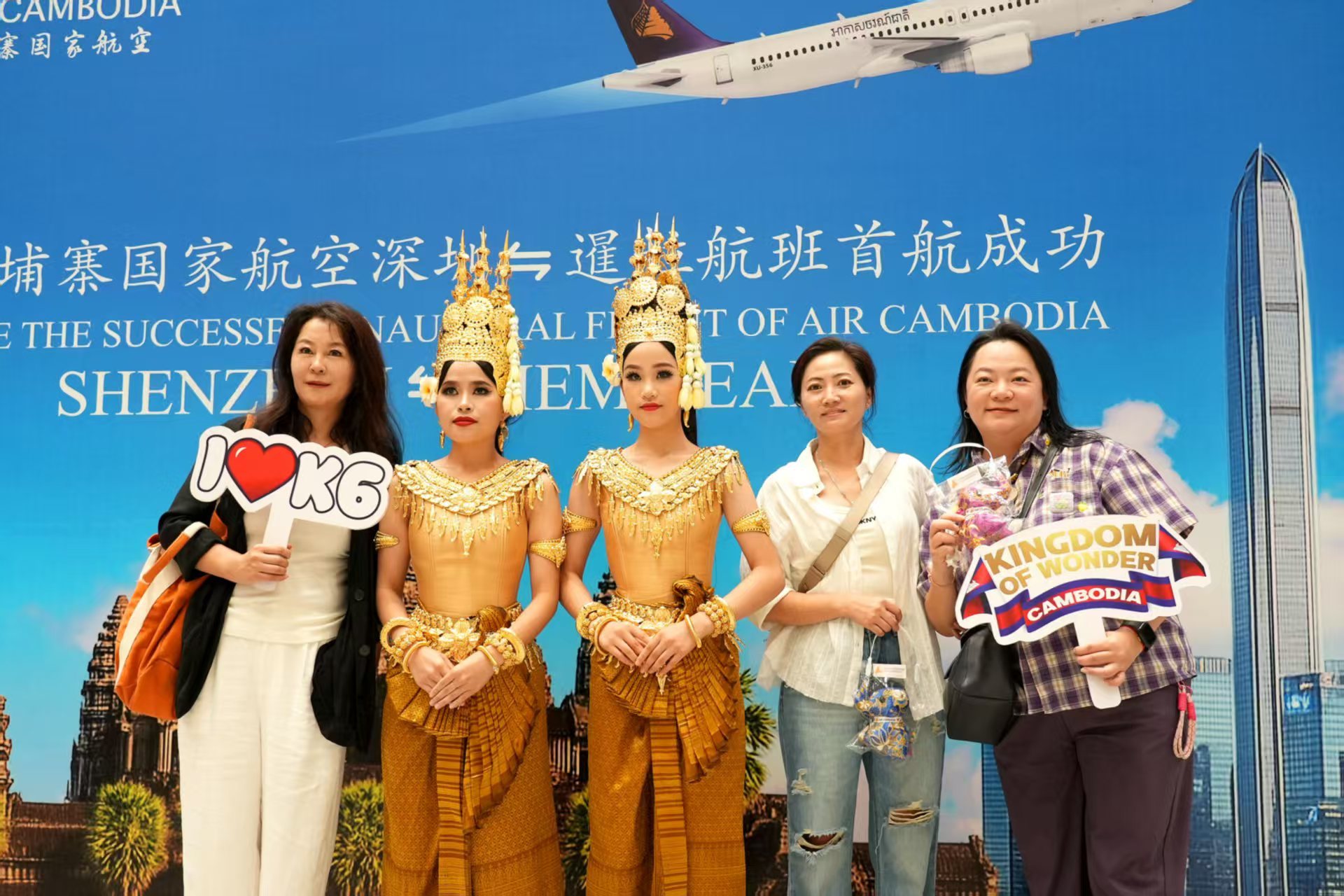 深圳机场直飞柬埔寨暹粒客运航线开通 东南亚航点数量增至17个