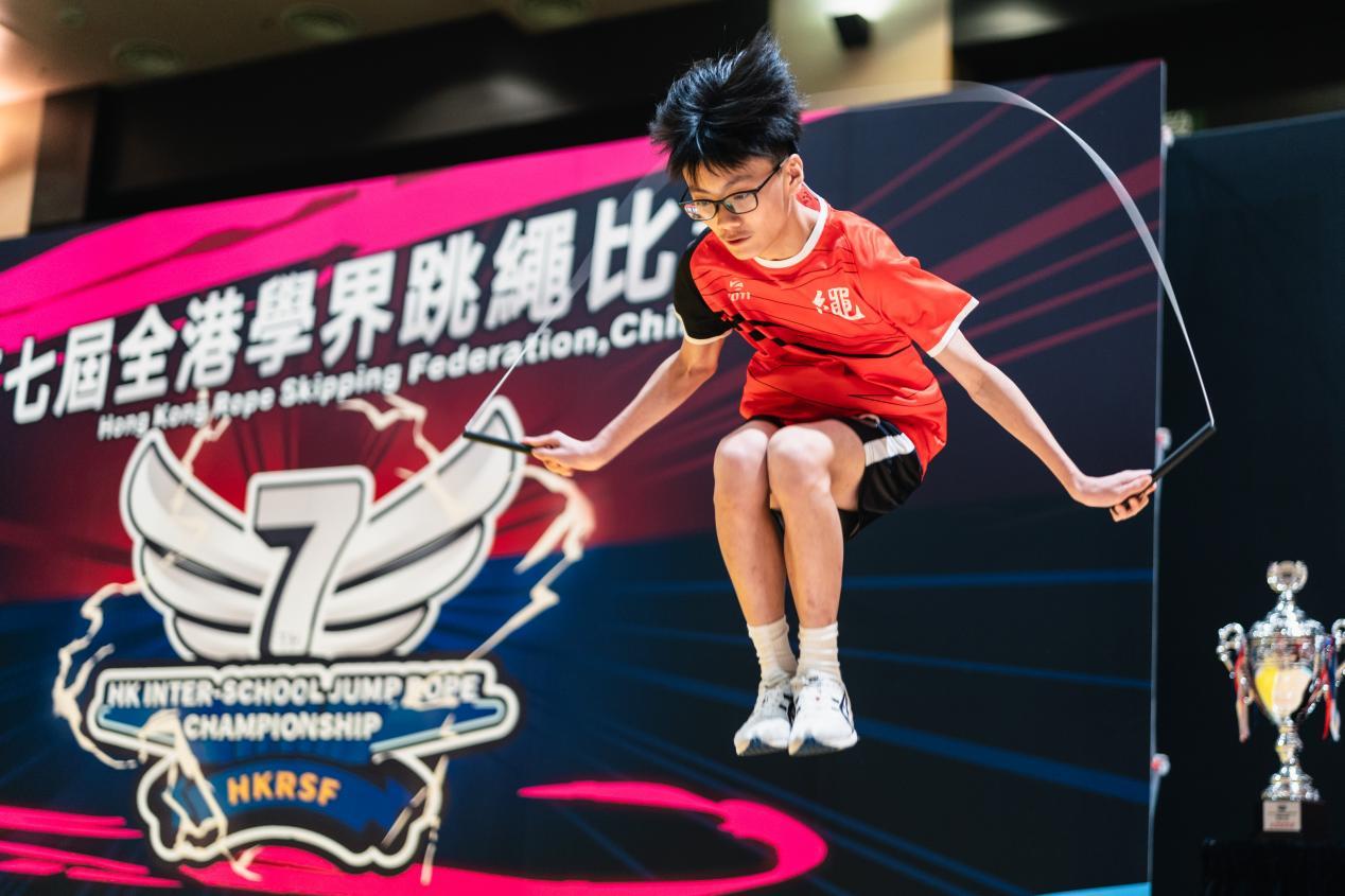 (第7届全港学界跳绳比赛现场)