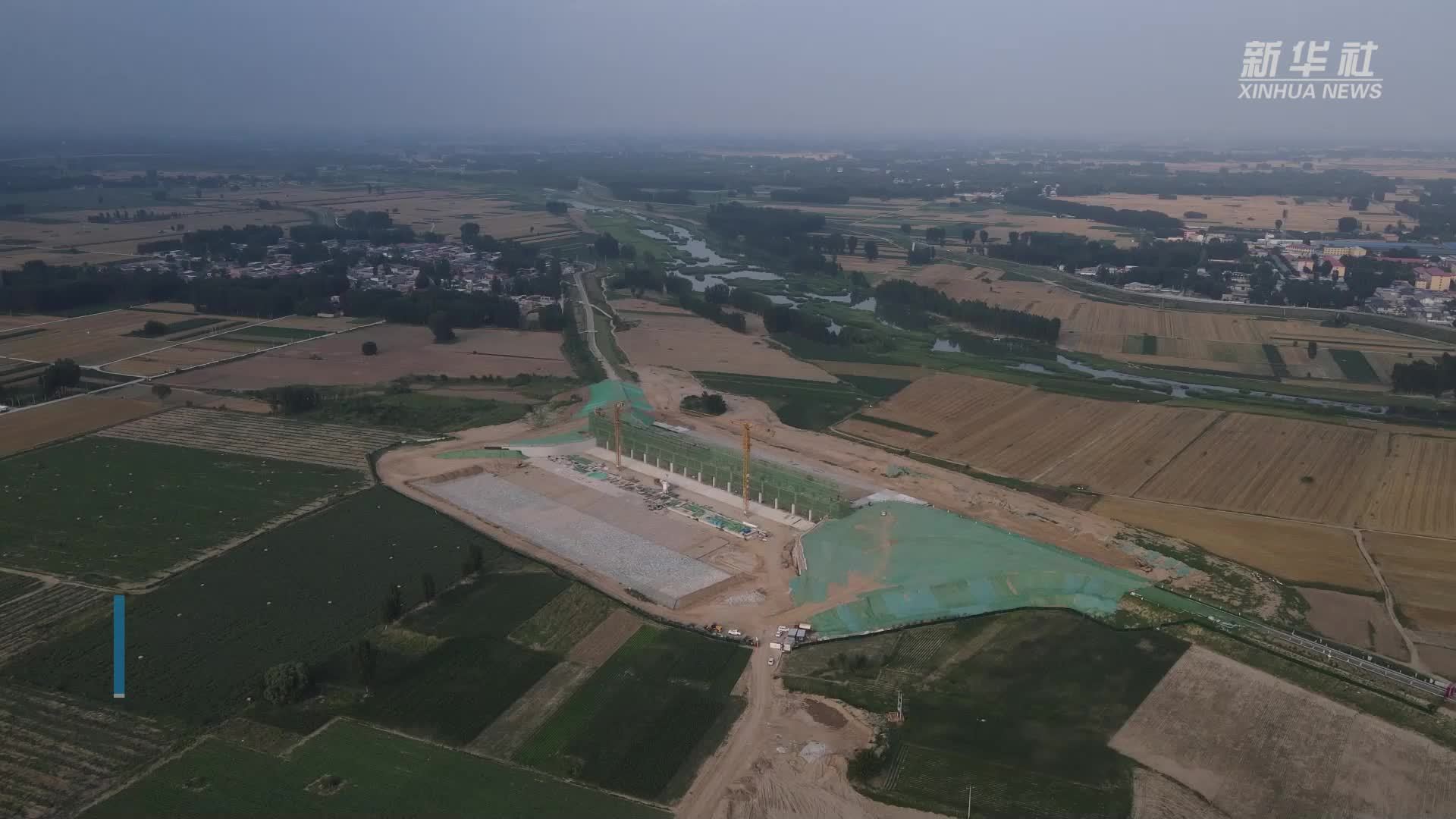 河北省重点水利项目兰沟洼蓄滞洪区建设取得新进展