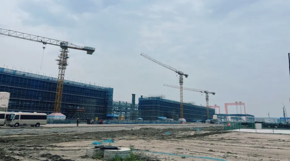 惠生海工装备基地项目现场