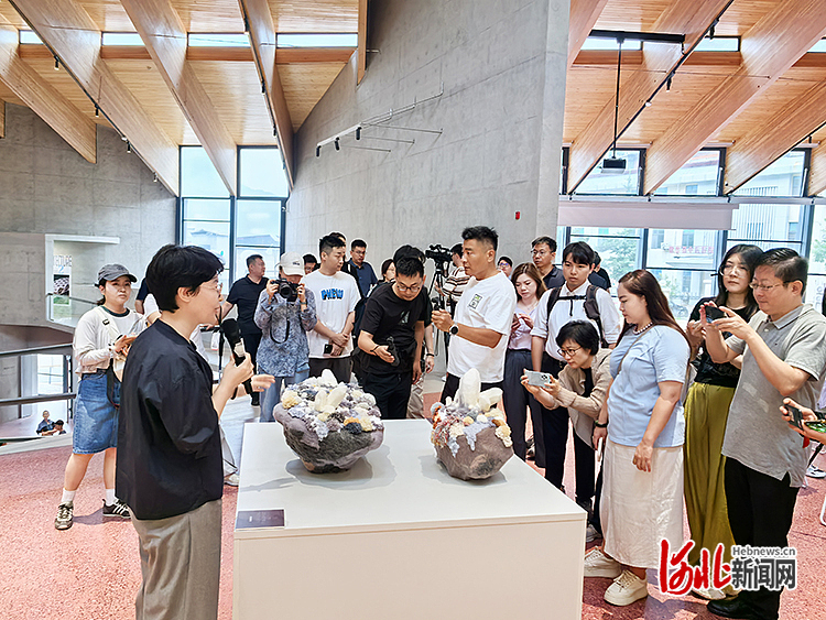 7月15日，第一期“岩・talk”活动在岩美术馆举办，图为嘉宾们在展厅参观。姚恒嘉摄.jpg