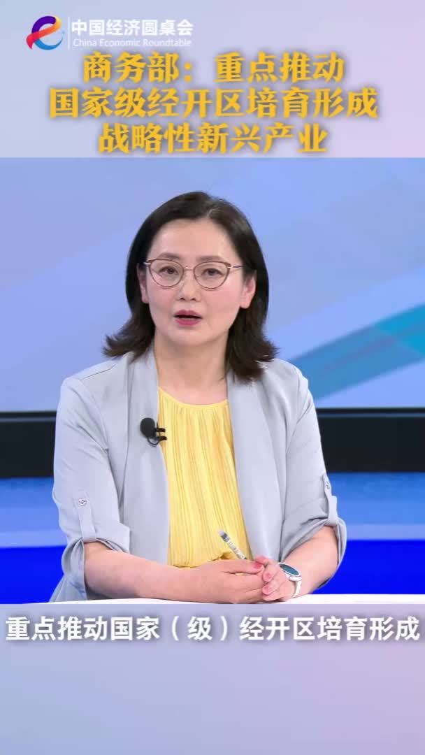 中国经济圆桌会｜商务部：重点推动国家级经开区培育形成战略性新兴产业