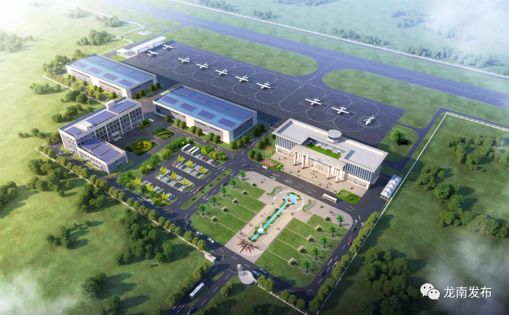▲龙南通用机场项目效果图