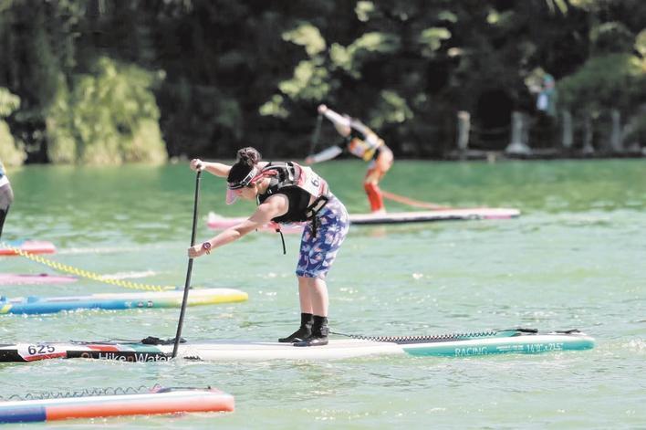 柯栖源在赛场上 通讯员供图