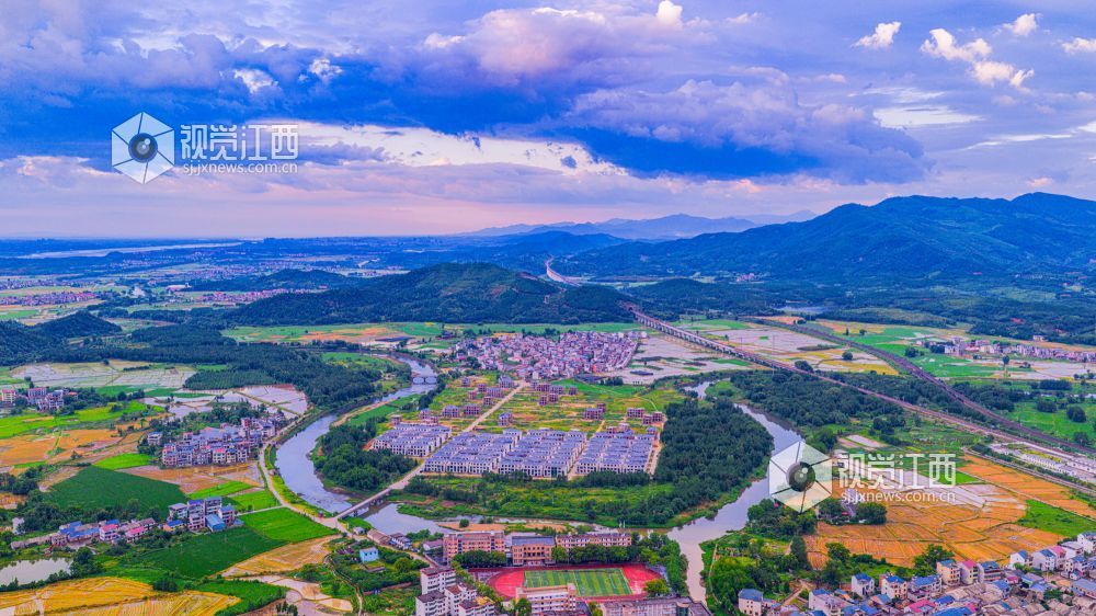 2025年7月10日在江西省吉安市峡江县拍摄的画面。