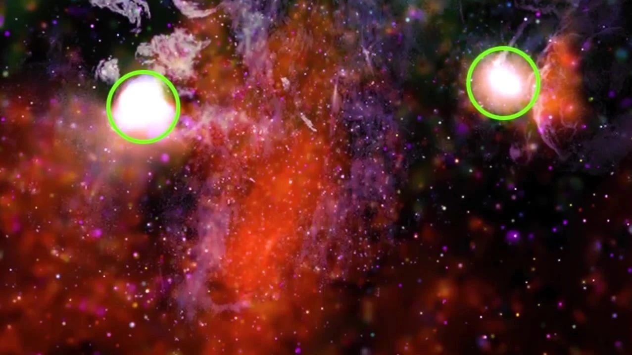 完美！钱德拉X射线天文台拍到银河中心，看起来很酷