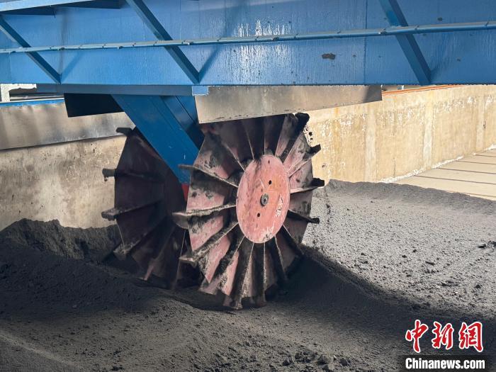 图为记者们在中试基地内参观。杨英琦 摄