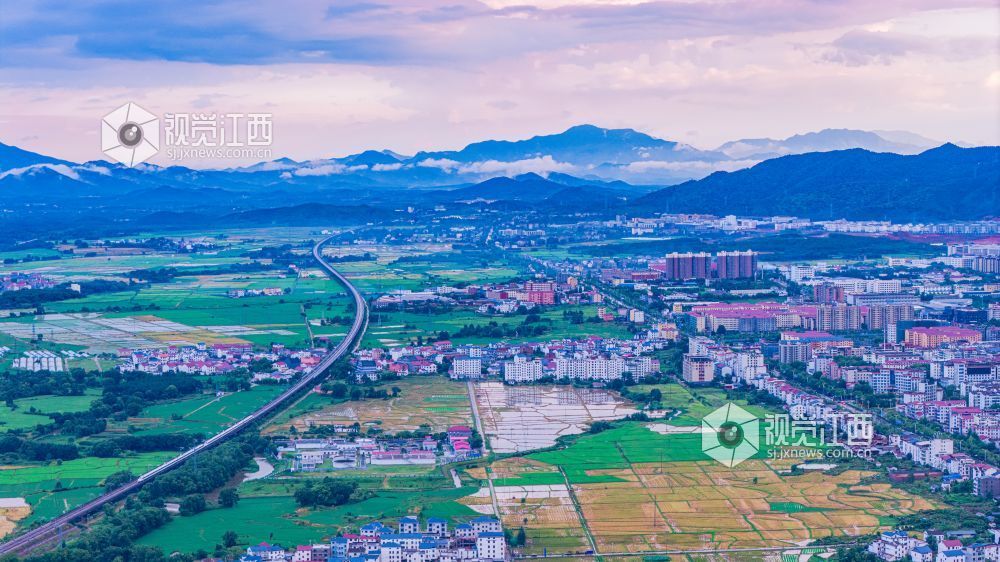 2025年7月10日在江西省吉安市峡江县拍摄的画面。