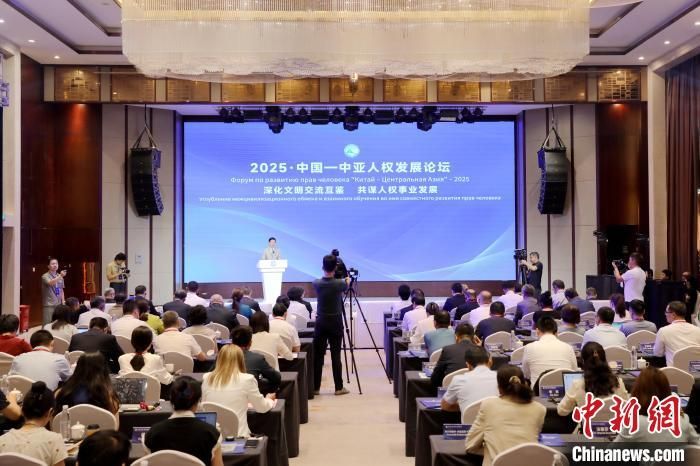 15日，“2025·中国—中亚人权发展论坛”在陕西西安举行。张远 摄