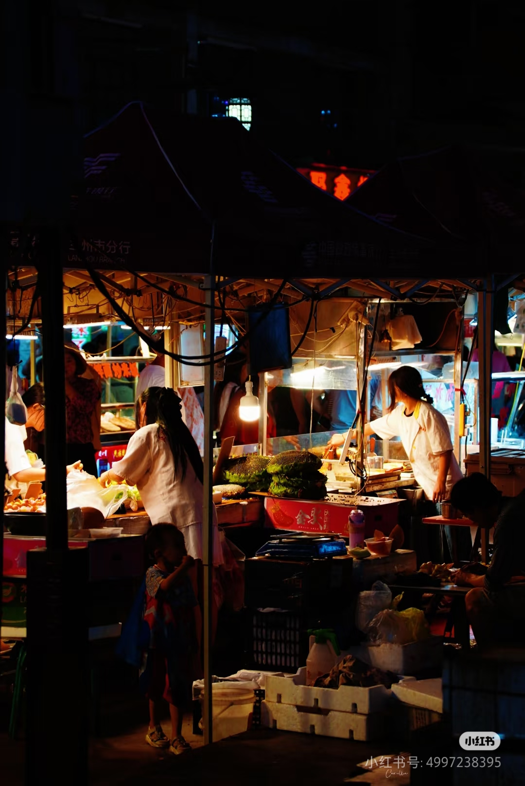 兰州正宁路夜市　图源：小红书@未晚