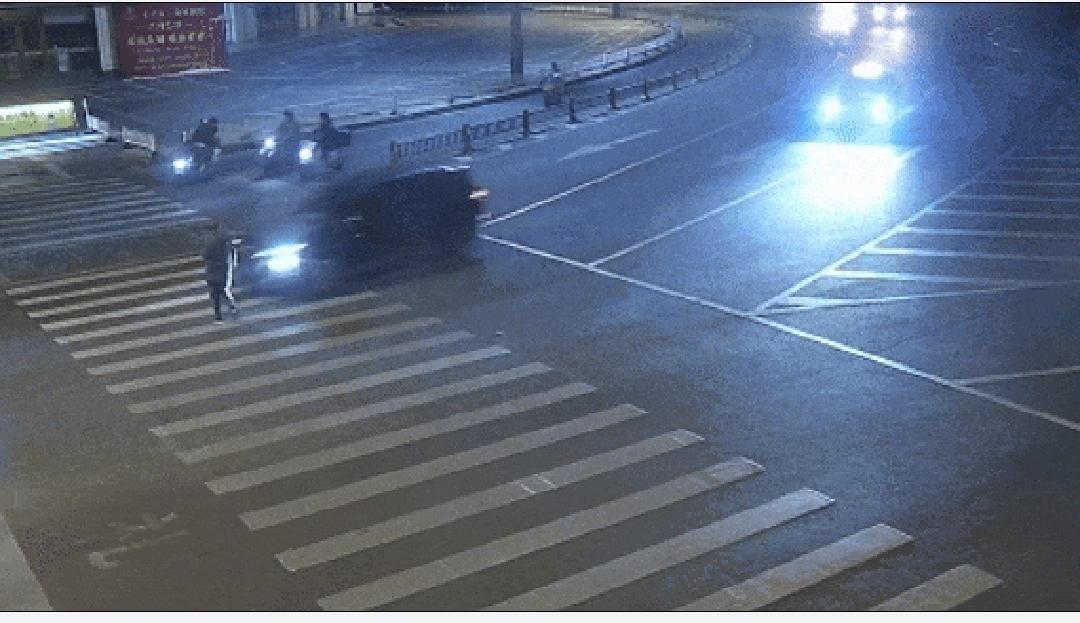 甘肃曝光交通典型案例:轿车斑马线不礼让撞伤人