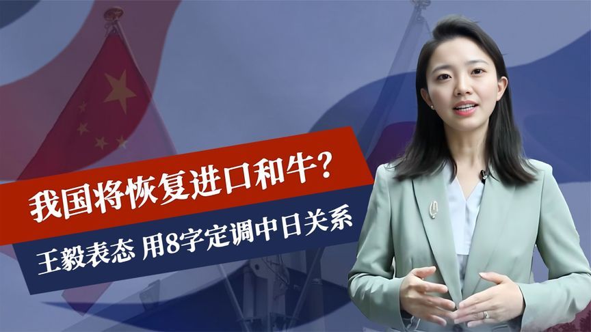 中断24年后，我国将恢复进口和牛？王毅表态，用8字定调中日关系