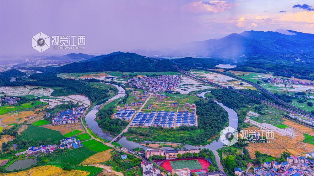 2025年7月10日在江西省吉安市峡江县拍摄的画面。