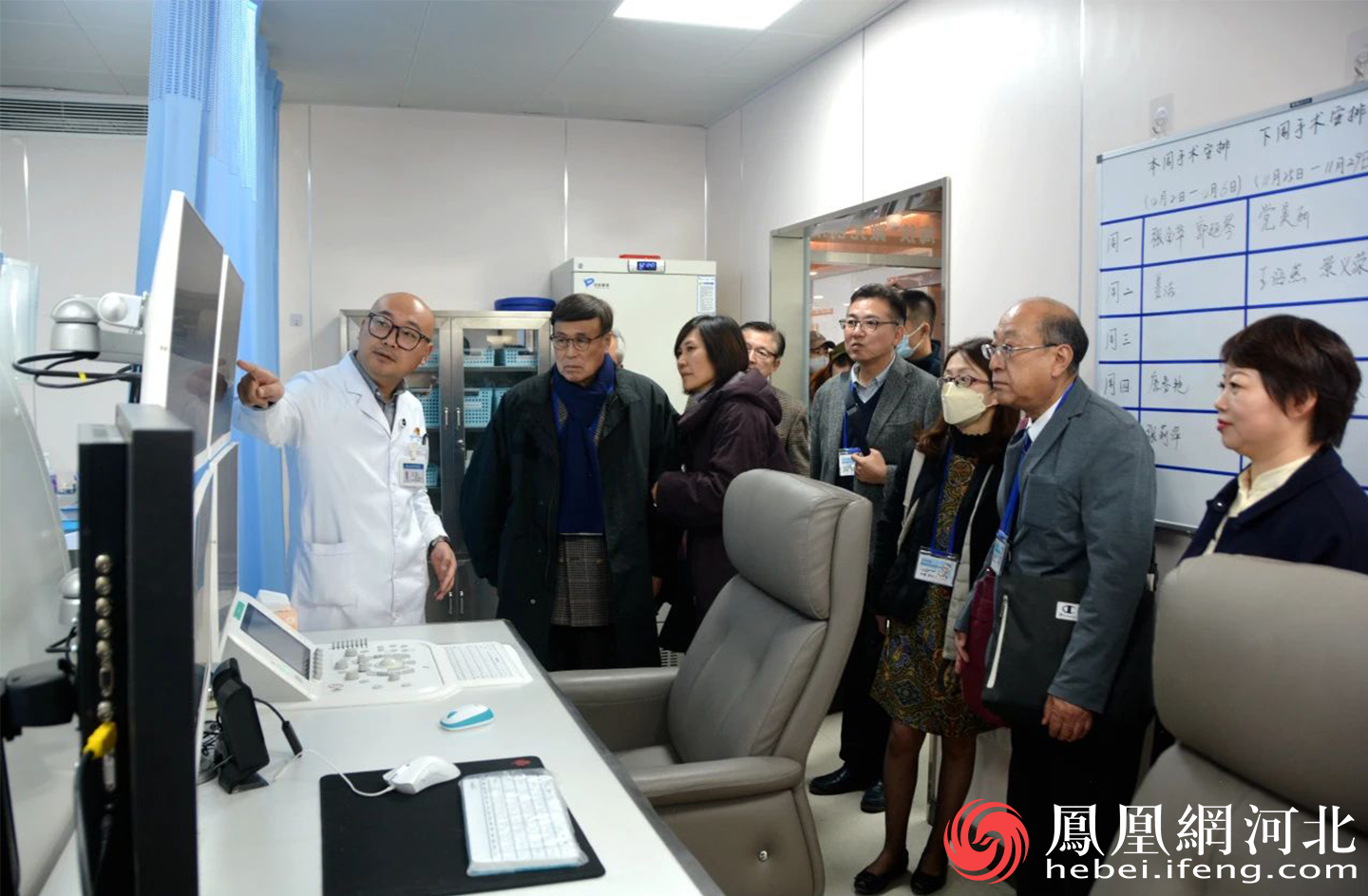 日本苫小牧市秦皇岛友好之会访问团一行莅临秦皇岛中西医结合医院（港口医院）