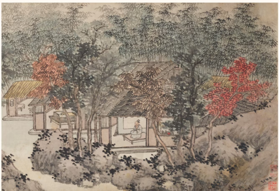 《岸波图卷》局部