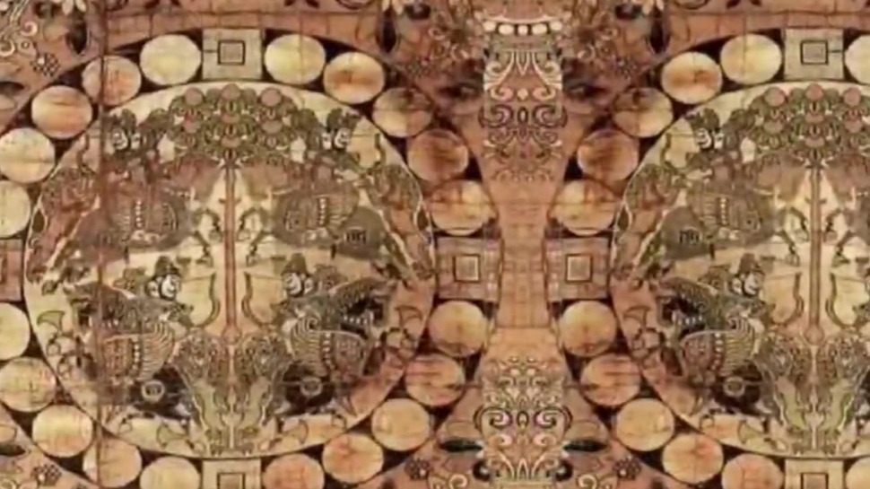 莫高窟壁画中一枚纹饰　竟是连接中国与中亚的艺术使者