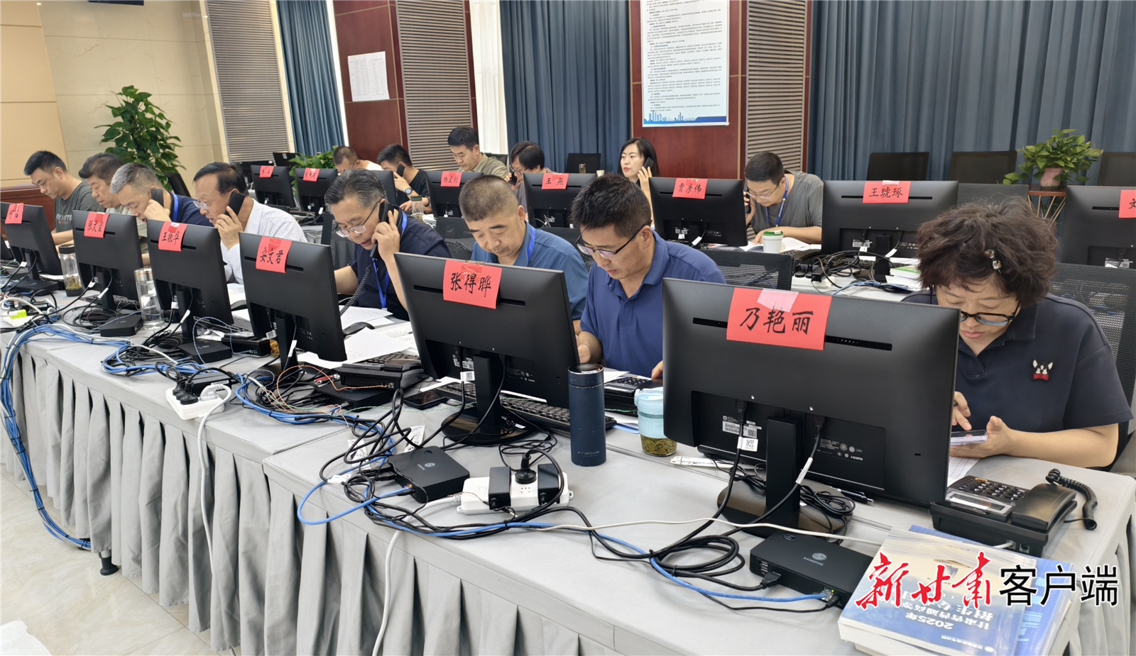 高考录取现场　新甘肃&middot;甘肃日报记者　苏家英