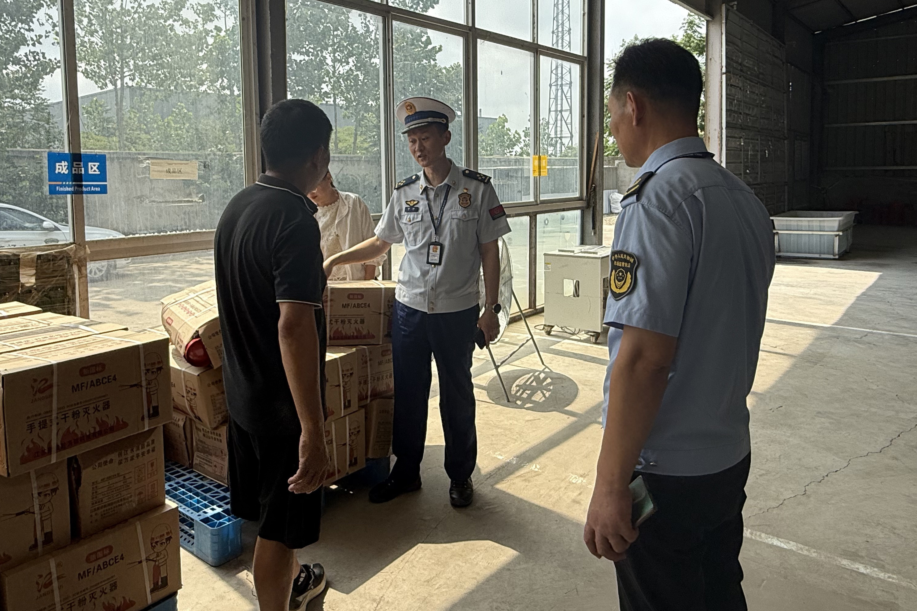 连云港赣榆区多部门联合开展消防产品专项检查