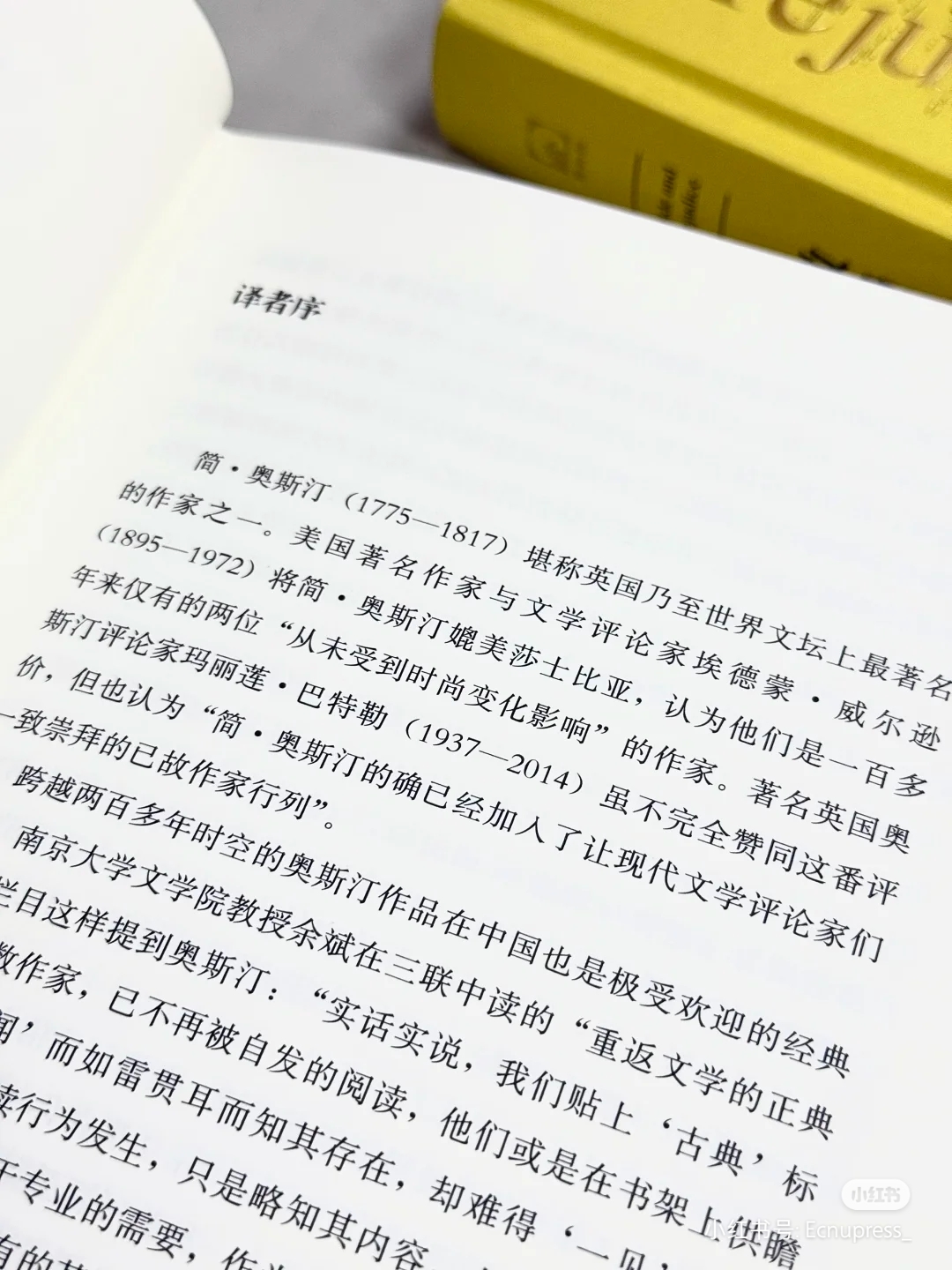 《简&middot;奥斯汀全集》译者序