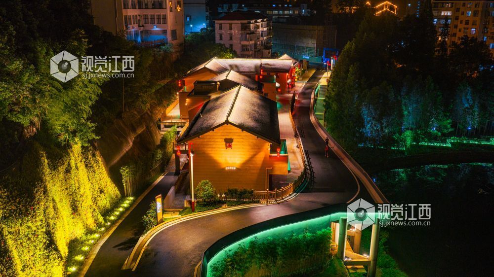 2025年7月19日在江西省井冈山景区凌云街拍摄的画面。