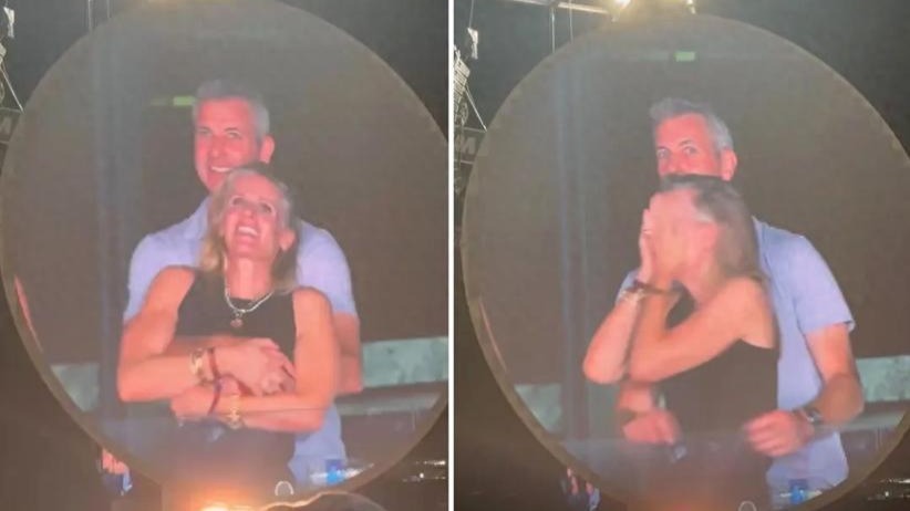 演唱会“出轨”视频疯传后，酷玩乐队提示观众：将使用摄像头，如有需要请提前作好准备封面图